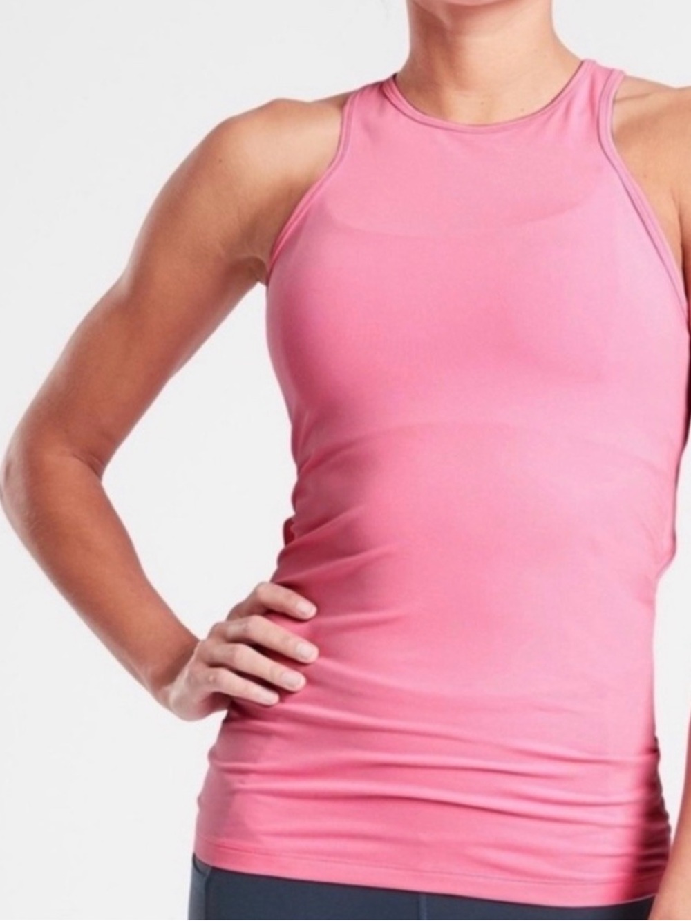 Athleta Bubble Gum Pink Contemplation Tank
